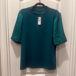 Ann Taylor Teal Green Women's Top XL